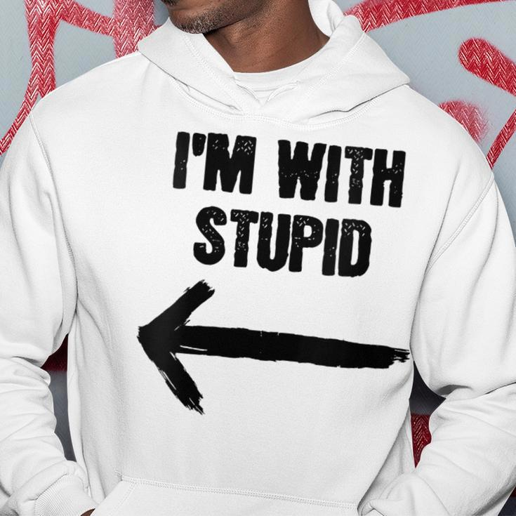 I'm With Stupid Right Arrow Hoodie Unique Gifts