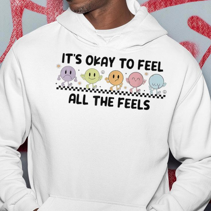 It's Okay To Feel All The Feels Mental Health Hoodie Unique Gifts
