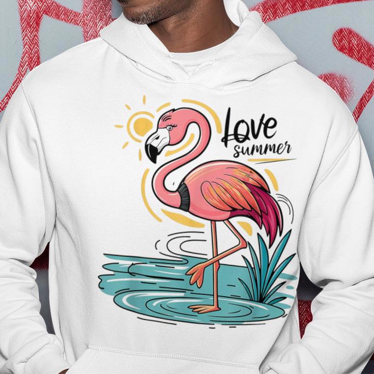 J aime L ete Les Flamants Roses Lesacances L ete Les Sweat a capuche Cadeauxyz