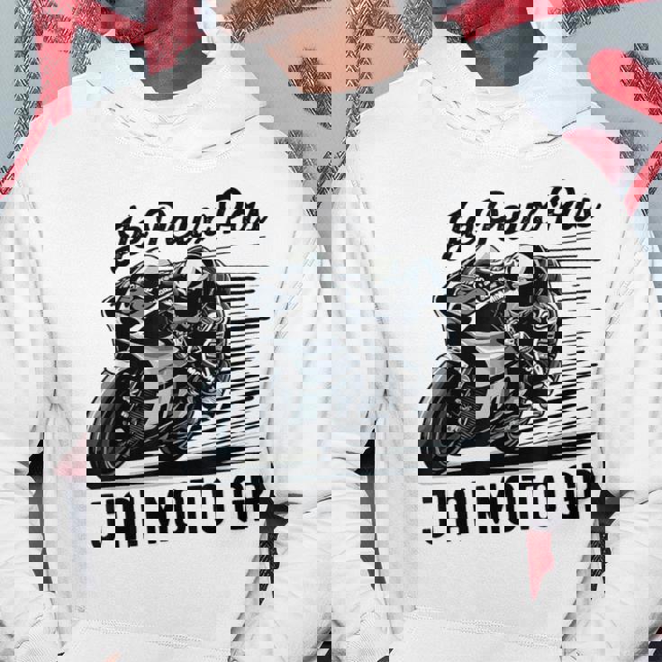 Je Peux Pas J'ai Moto Gp Courses Motos Motard Humour Moto Sweat à capuche Cadeaux drôles