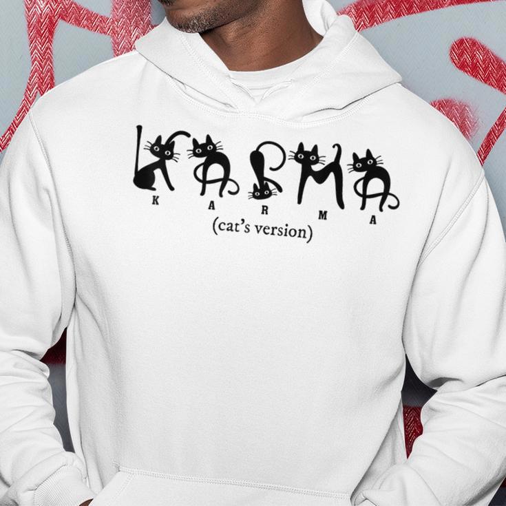 Karma Catersion Alphabet Katzenliebhaber Country Music Hoodie Lustige Geschenke