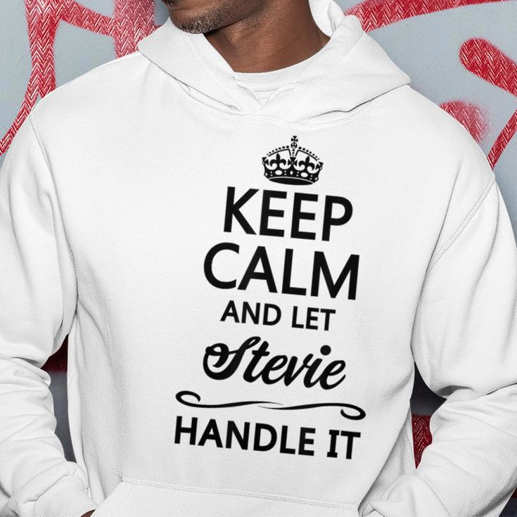 Keep Calm And Let Stevie Handle It Name Hoodie Funny Gifts