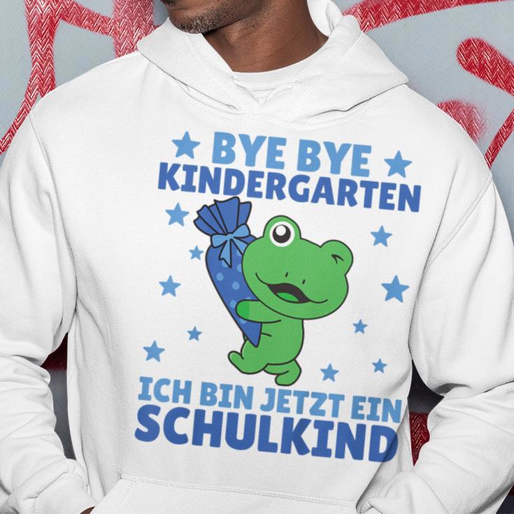 Kinder Bye Kindergarten Ich Bin Jetzt Ein Schulkind Frog Kapuzenpullover Lustige Geschenke