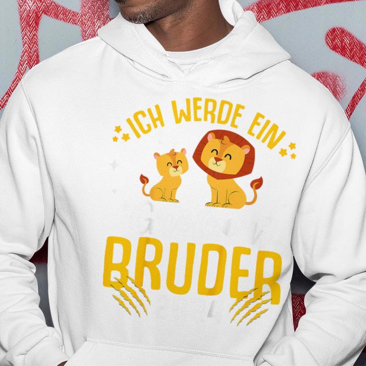 Kinder Ich Werde Ein Große Bruder 2024 Lion Big Brother 2024 Hoodie Lustige Geschenke