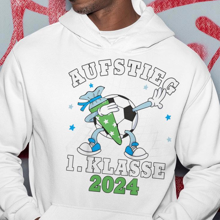 Kinder Schulkind 2024 Einschulung Erste Klasse Fußball Jungen Kapuzenpullover Lustige Geschenke