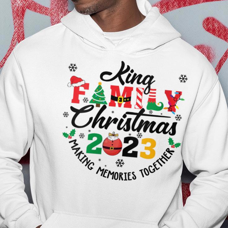 King Family Name Christmas Matching Surname Xmas Hoodie Funny Gifts