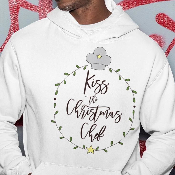 Kiss The Christmas Chef Holiday Hoodie Unique Gifts