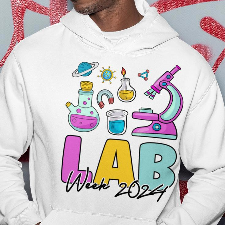 Lab Week 2024 Laboratory Tech Medical Technician Scientist Hoodie Unique Gifts