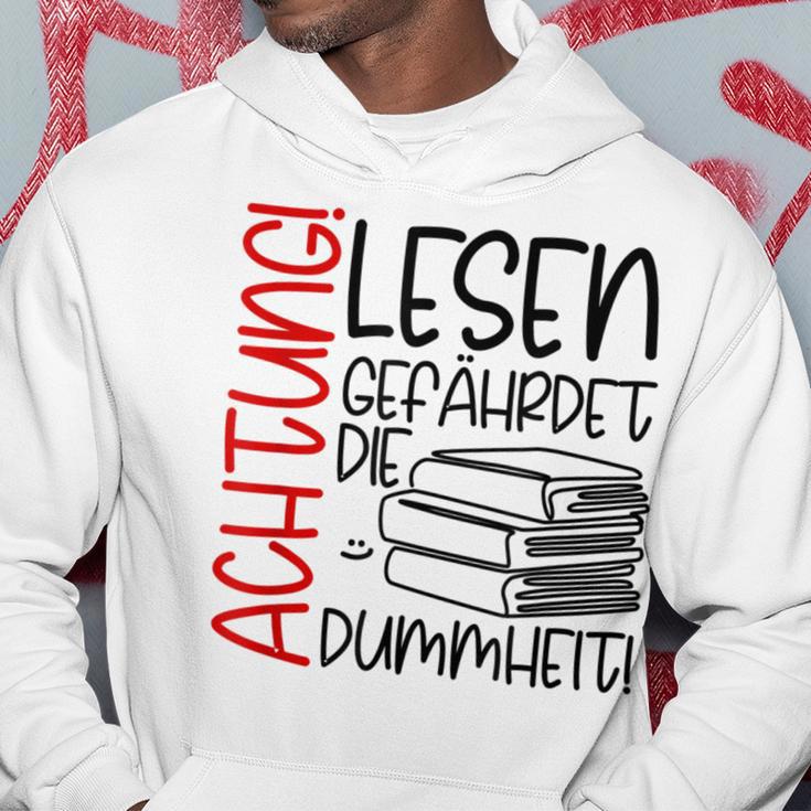 Lesen Dummheit S Hoodie Lustige Geschenke