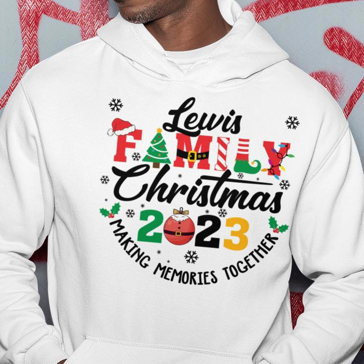 Lewis Family Name Christmas Matching Surname Xmas Hoodie Funny Gifts
