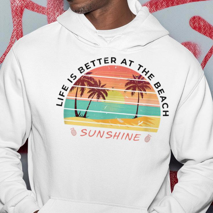 Life Is Better At The Beach Lifestyle Vacation Workout Hoodie Unique Gifts