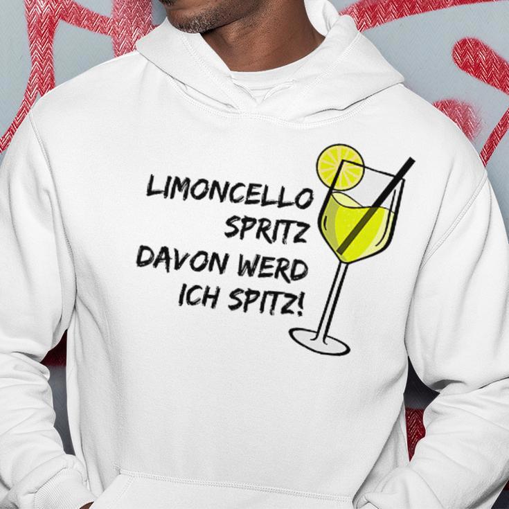 Limoncello Spritz Davon Werd Ich Spitz Lemon Love Trink Fan Hoodie Lustige Geschenke