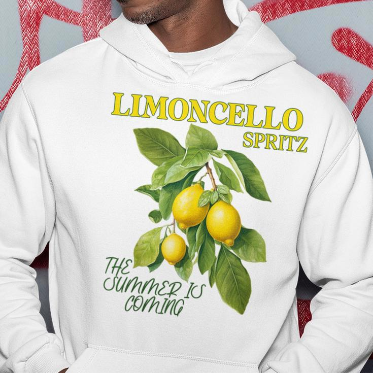 Limoncello Spritz X Lemons Liqueur Lemon Liqueur Lemon Fun Hoodie Lustige Geschenke
