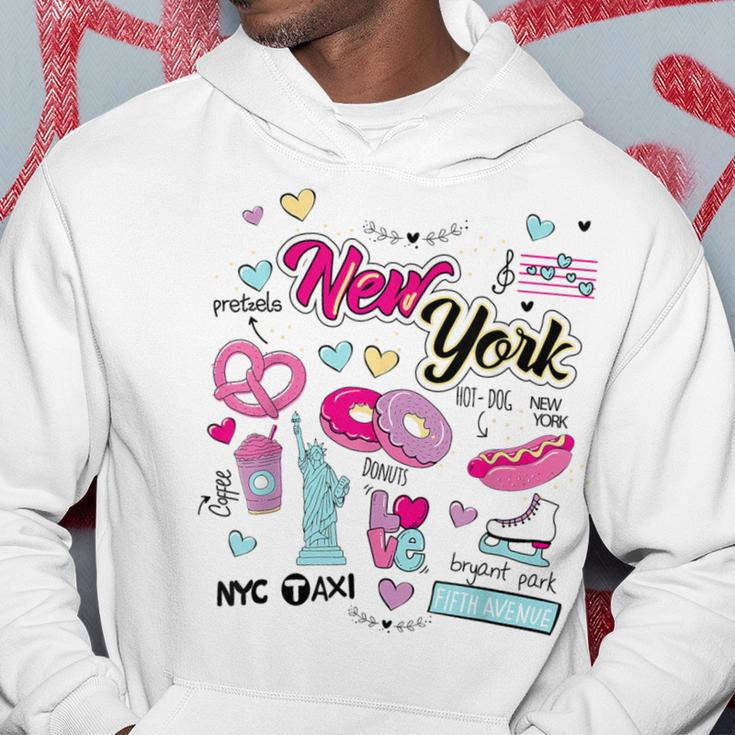 I Love New York New York City Illustration Graphic s Hoodie Funny Gifts