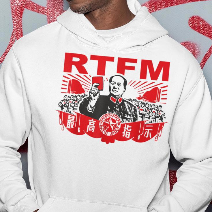 Mao Rtfm Meme Blue Hoodie Lustige Geschenke