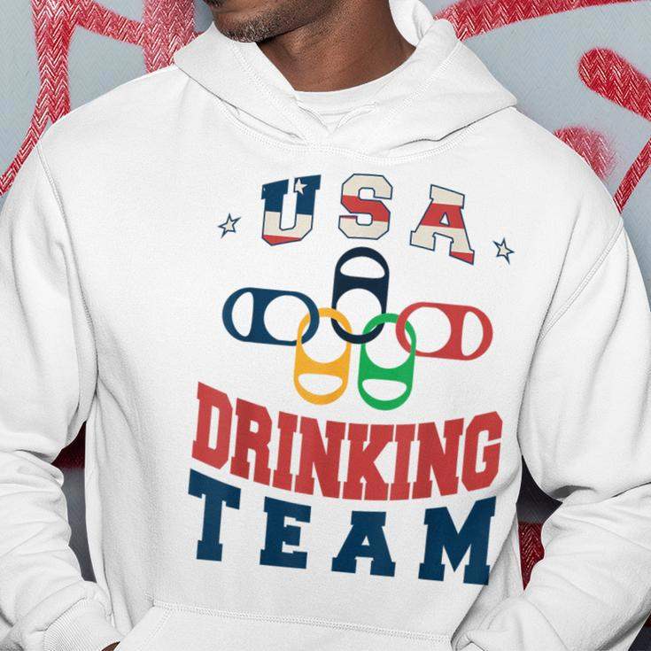 Merica Usa Drinking Team Patriotic Usa America Hoodie Personalized Gifts