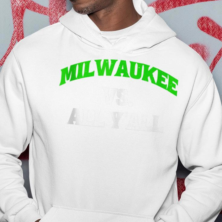 Milwaukee Vs All Y'all Weathered Slang Vintage Hoodie Unique Gifts