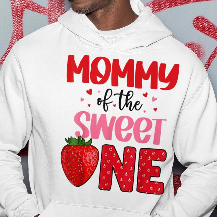 Mommy Of The Sweet One Strawberry Birthday Family Party Hoodie Personalized Gifts