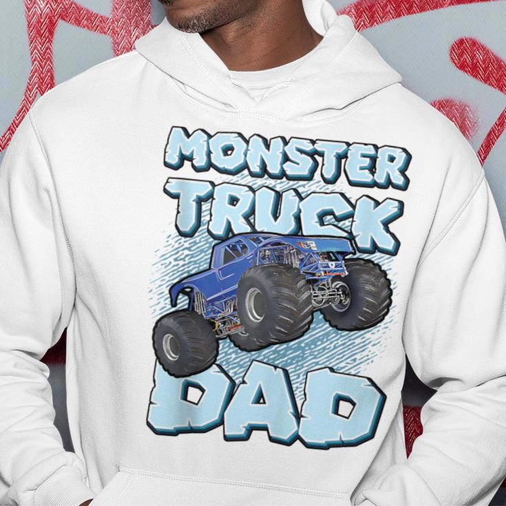 Monster Truck Papa Füräter Cooler Papa Lustiger Monstertruck Kapuzenpullover Lustige Geschenke