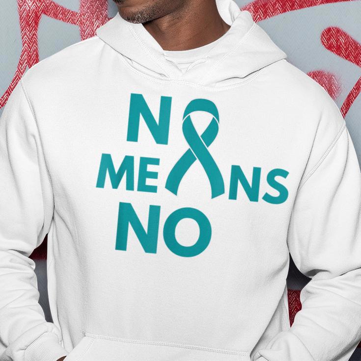 No Means No Sexual Assault Awareness Month Hoodie Unique Gifts