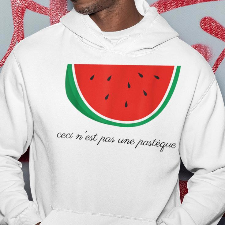 This Is Not A Watermelon Palestine Flag French Version Hoodie Funny Gifts
