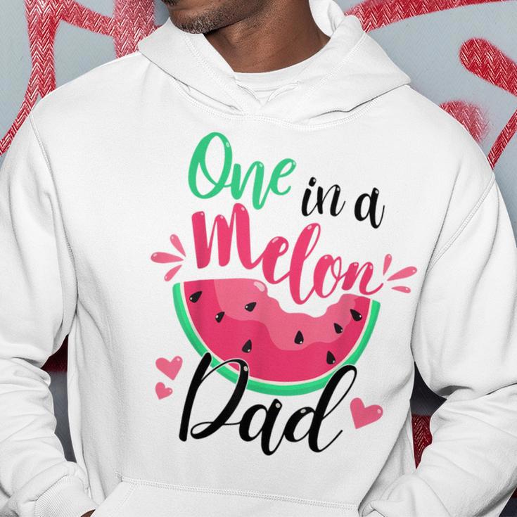 One In A Melon Dad Summer Birthday Party Matching Family Hoodie Unique Gifts