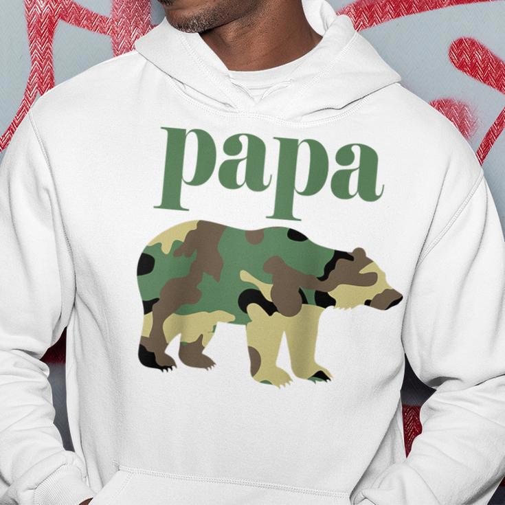 Papa Bär Camo Camo Papa Bär Passender Familienbär Raglan Kapuzenpullover Lustige Geschenke