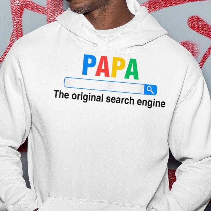 Papa Die Original-Suchmaschine Lustigeratertag Kapuzenpullover Lustige Geschenke