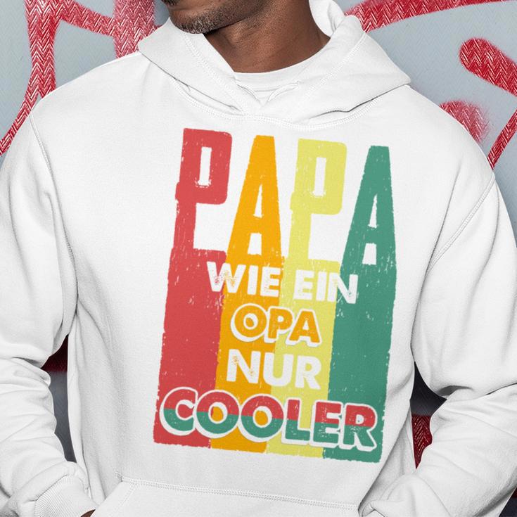 Papa Kühler Retro Opa Herrenatertag Geschenk-Idee Kapuzenpullover Lustige Geschenke