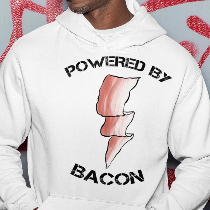 Powered By Bacon Meat Lovers Hoodie Unique Gifts
