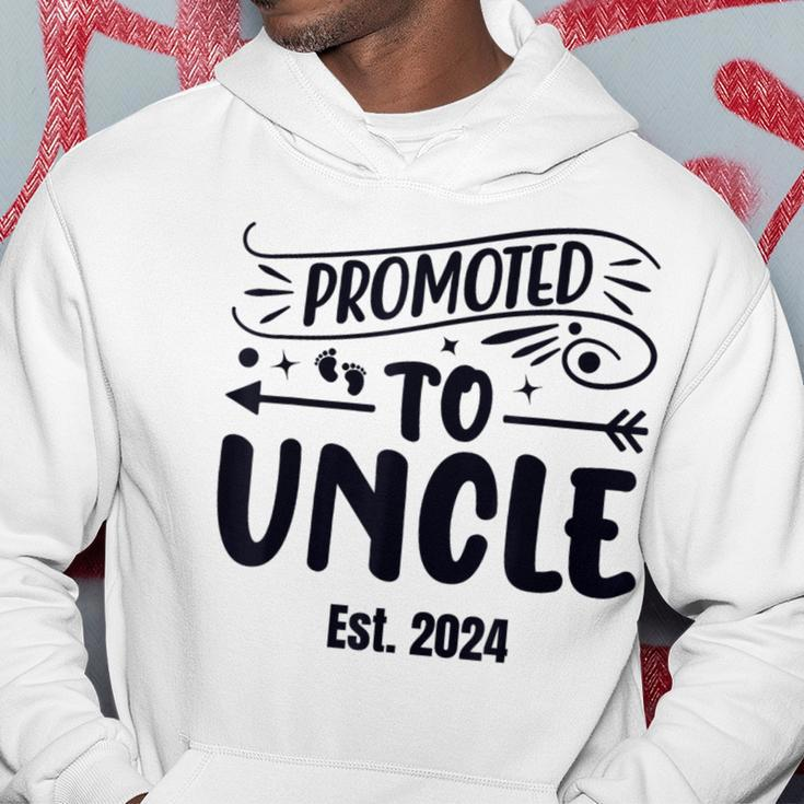 Promoted To Uncle 2024 Soon To Be Uncle Mens Hoodie Unique Gifts