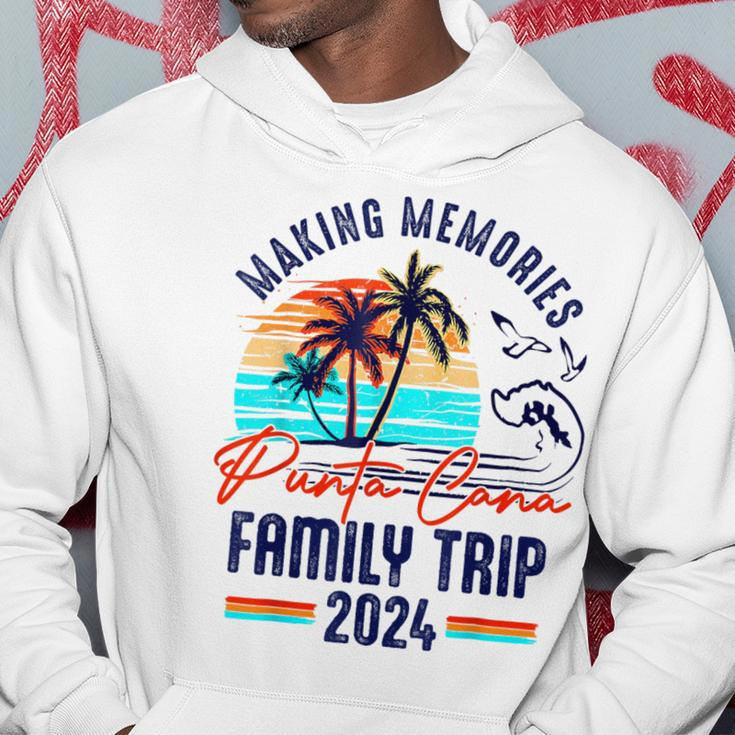 Punta Cana Family Trip 2024 Making Memories Family Vacation Hoodie Funny Gifts