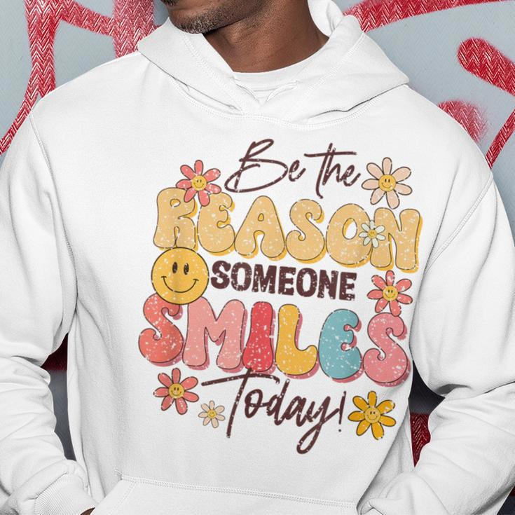 Be The Reason Someone Smiles Today Positive Motivation Hoodie Unique Gifts