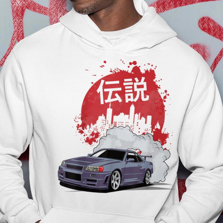 Retro Skyline Automotive Jdm Japanese Legend Tuning Car Hoodie Unique Gifts