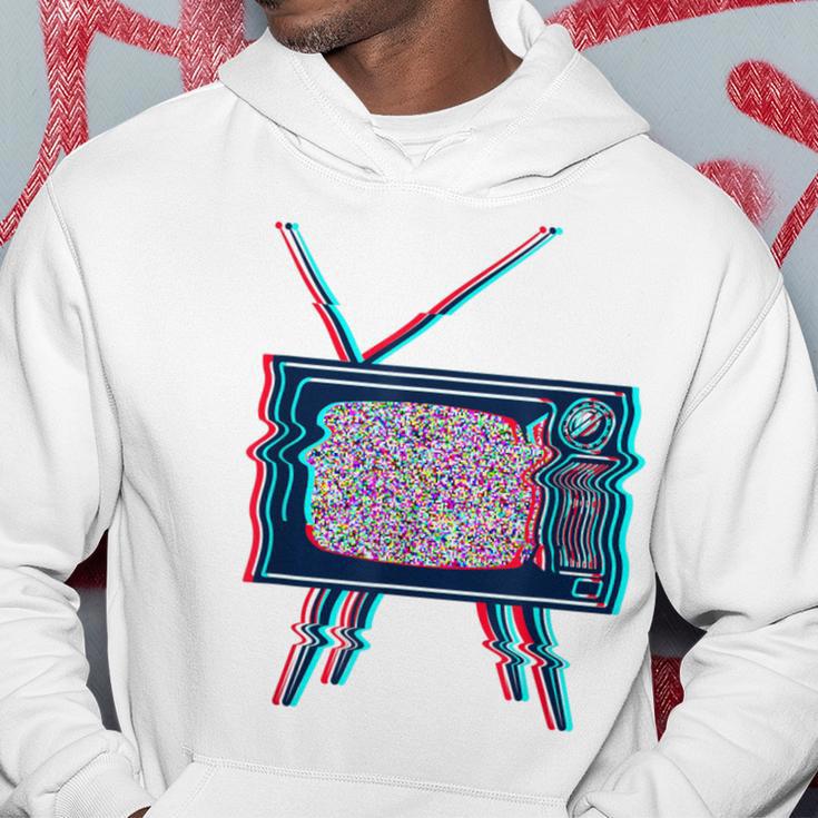 Retro Tv Test Pattern 80S 90S Festival Glitch Test Pattern Hoodie Unique Gifts