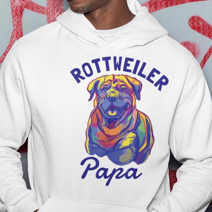 Rottweiler Papa Rottie Dad Dog Lovers Kapuzenpullover Lustige Geschenke