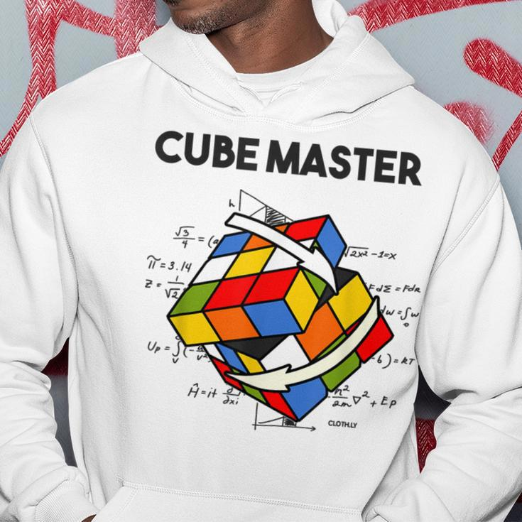 Rubik's Cube Magic Cube Retro Rubi Vintage Nerd White Hoodie Lustige Geschenke