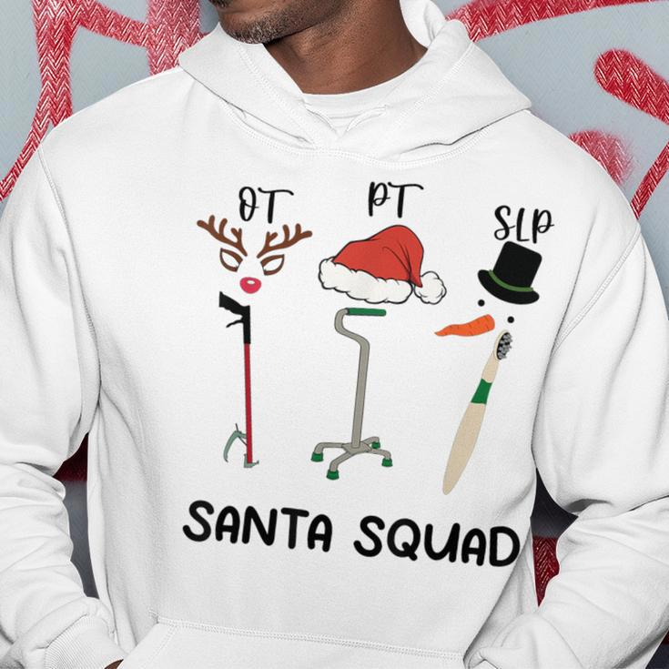 Santa Squad Ot Pt Slp Occupational Therapy Team Christmas Hoodie Unique Gifts