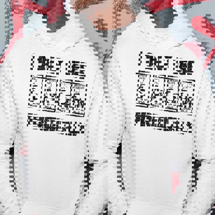 Sarcasm Periodic Table Element Science Joke Hoodie Personalized Gifts