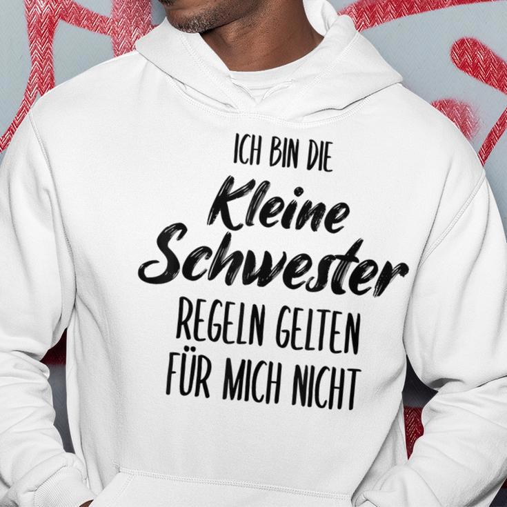 Schwester Ich Bin Die Kleine Schwester Schwewister Hoodie Lustige Geschenke