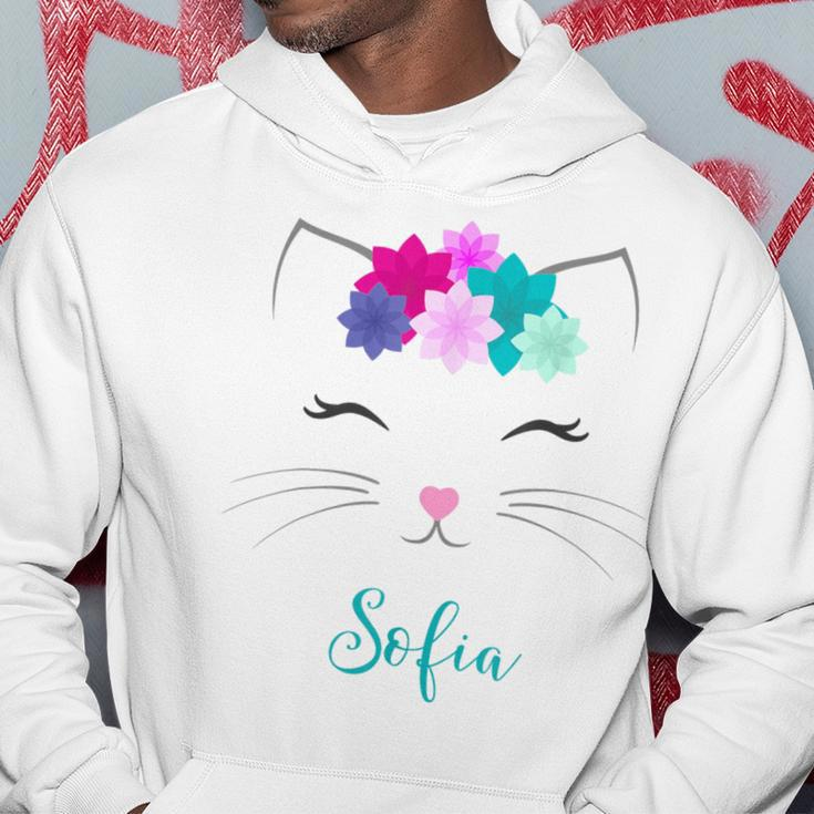Sofia Name Personalised Kitty Cat Hoodie Funny Gifts