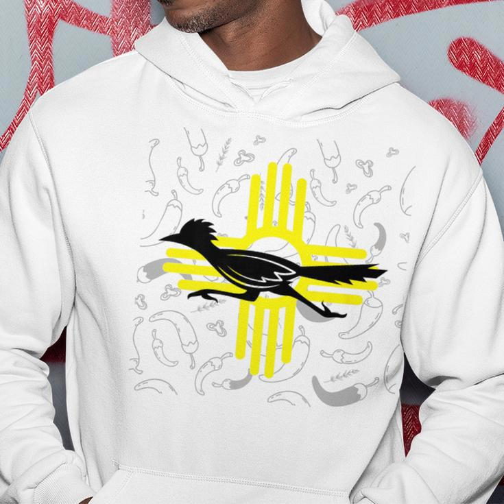 Southwestern New Mexico Spirit Road Runner Zia Chile Pepper Hoodie Unique Gifts