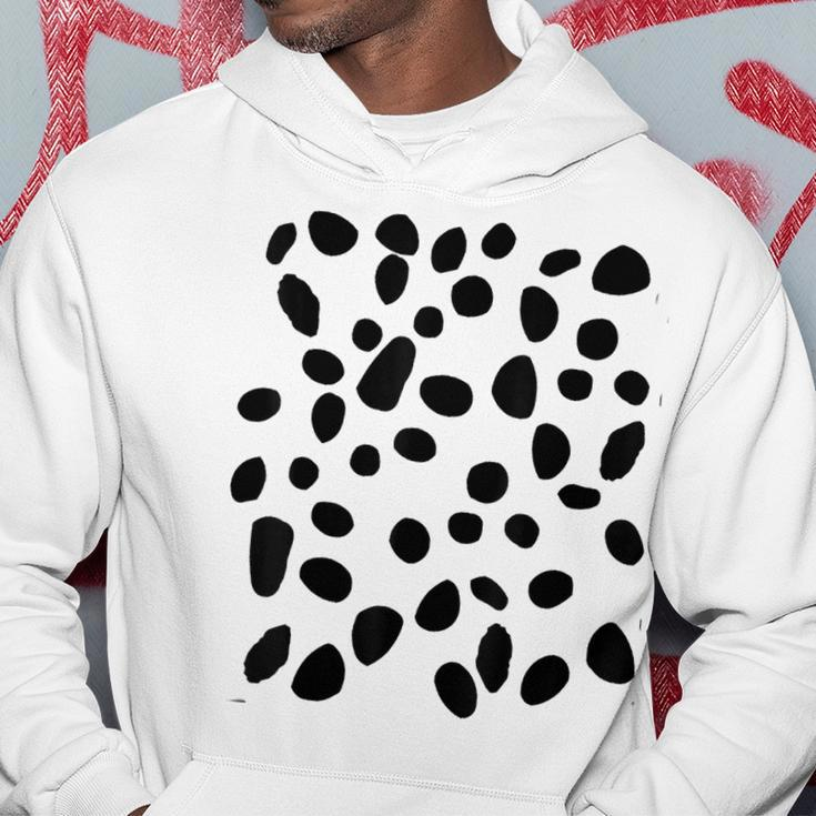 Spotted White With Black Polka Dots Dalmatian Hoodie Unique Gifts
