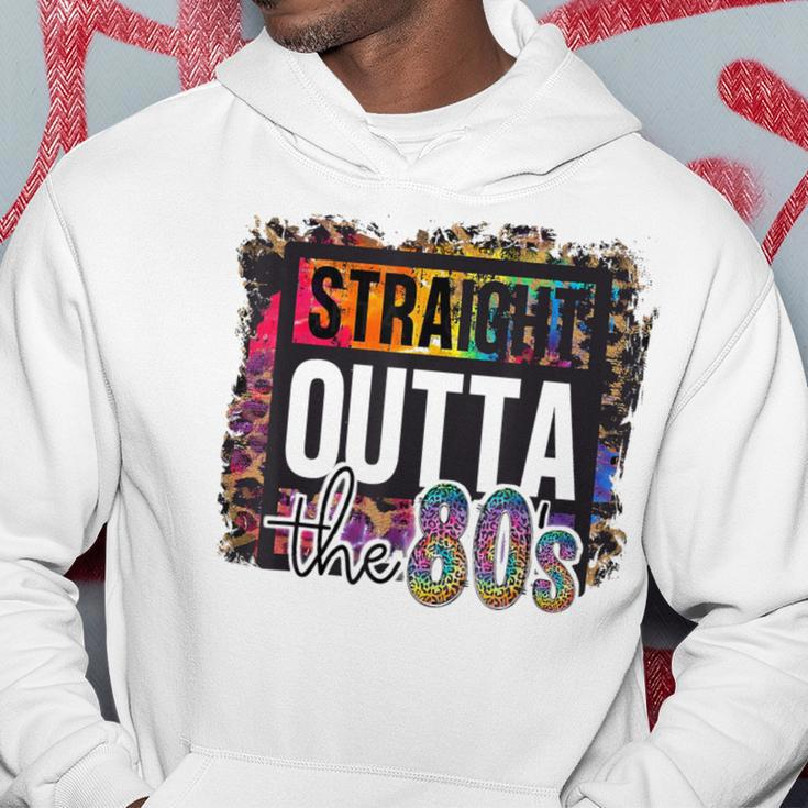 Straight Outta The 80S I Love The 80'S Totally Rad Eighties Hoodie Funny Gifts