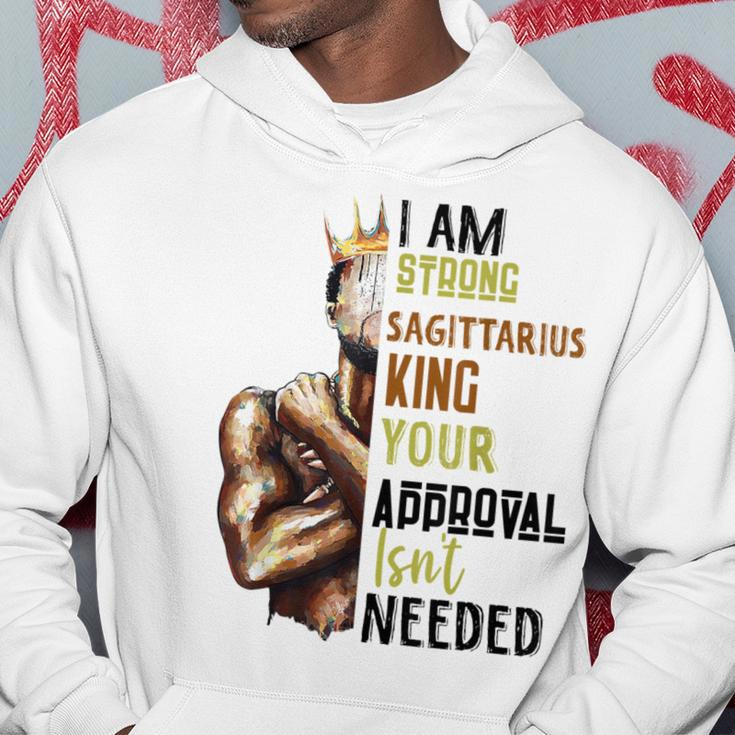 Strong Sagittarius King Birthday Zodiac Astrology Dad Hoodie Unique Gifts