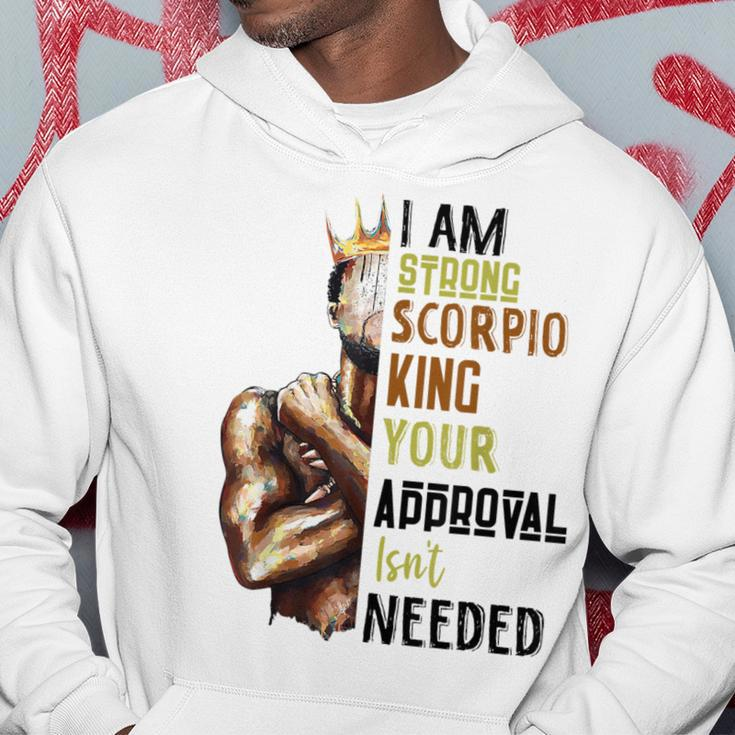 Strong Scorpio King Birthday Zodiac Astrology Dad Hoodie Unique Gifts