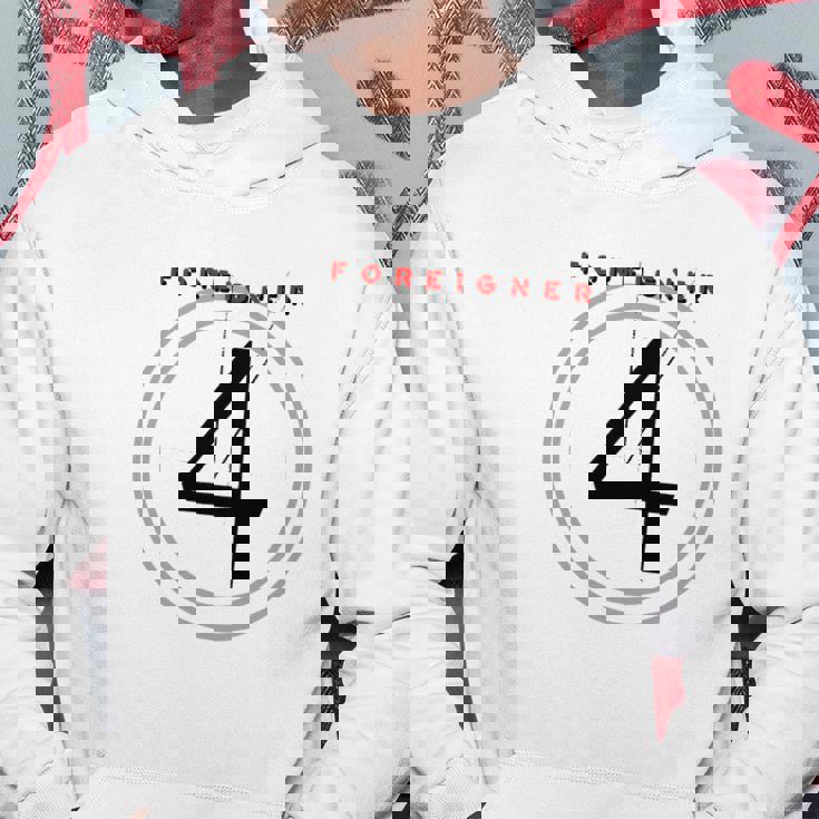 Sweat à capuche Foreigner 4, Design Album Rock pour Fans Cadeaux drôles