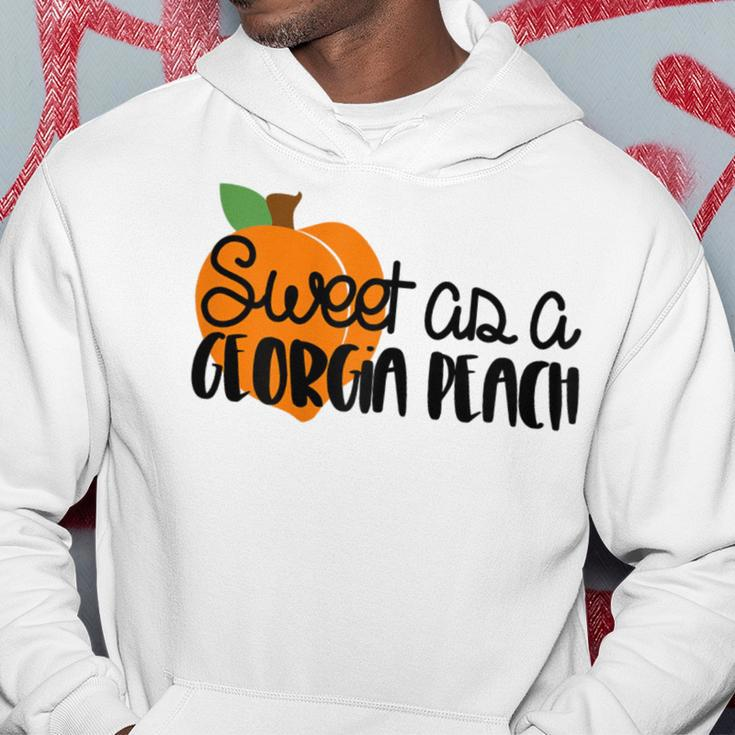 Sweet As A Georgia PeachWith Bright Peach Hoodie Unique Gifts