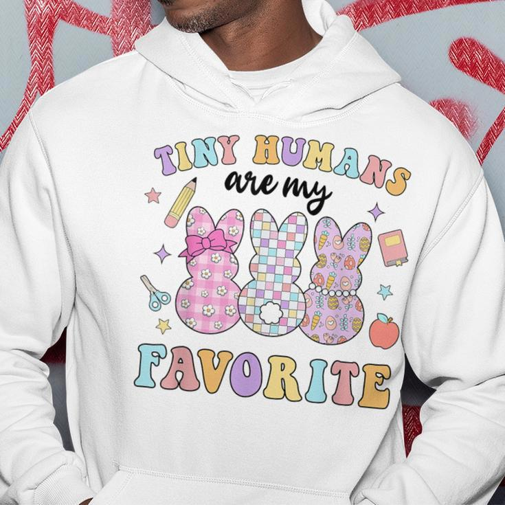 Teacher Tiny Humans Are My Favorite Easter Women Hoodie Unique Gifts