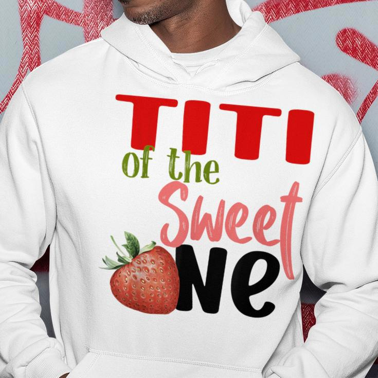 Titi The Sweet One Strawberry Birthday Family Party Hoodie Personalized Gifts